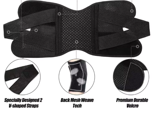 Kniebrace met Compressie en Zijdelingse Stabilisatie – Ademende Ondersteuning voor Knie en Herstel