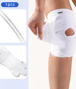 Kniebrace met Compressie en Zijdelingse Stabilisatie – Ademende Ondersteuning voor Knie en Herstel
