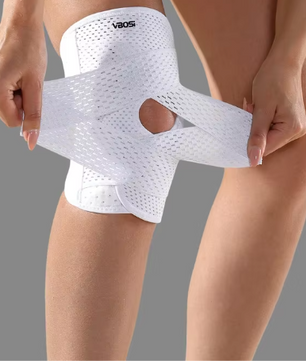 Kniebrace met Compressie en Zijdelingse Stabilisatie – Ademende Ondersteuning voor Knie en Herstel