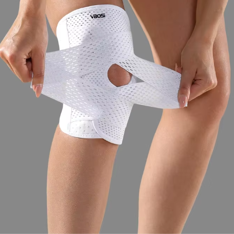 Kniebrace met Compressie en Zijdelingse Stabilisatie – Ademende Ondersteuning voor Knie en Herstel