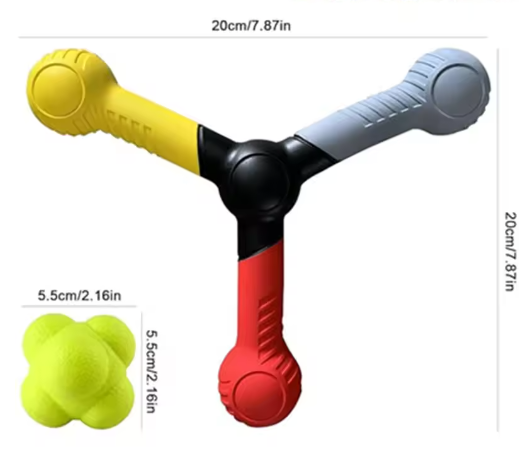 Reactie Trainer Stick – Hand-Oog Coördinatie en Reflex Training Tool voor Sport en Fitness