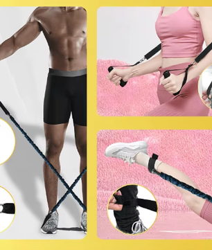 Draagbare Multifunctionele Push-Up Board Set met Handgrepen – Opvouwbare Fitnessapparatuur voor Thuistraining