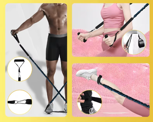 Draagbare Multifunctionele Push-Up Board Set met Handgrepen – Opvouwbare Fitnessapparatuur voor Thuistraining