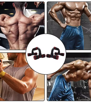 Push Up Bars Set van 2 – U-vormige Fitness Steunen met Comfort Grip