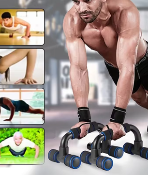 Push Up Bars Set van 2 – U-vormige Fitness Steunen met Comfort Grip