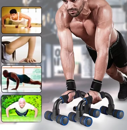 Push Up Bars Set van 2 – U-vormige Fitness Steunen met Comfort Grip