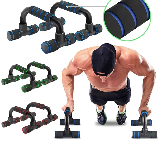 Push Up Bars Set van 2 – U-vormige Fitness Steunen met Comfort Grip