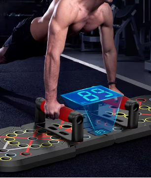 Elektronisch Push-up Board met Teller – Multifunctionele Fitnessplaat voor Borst-, Arm- en Core Training