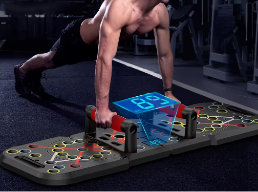 Elektronisch Push-up Board met Teller – Multifunctionele Fitnessplaat voor Borst-, Arm- en Core Training