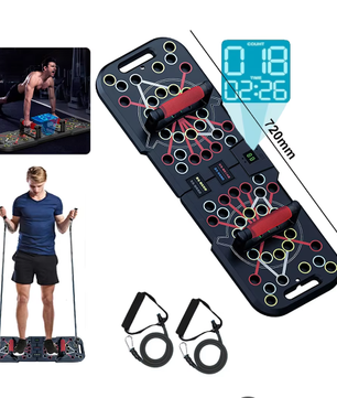 Elektronisch Push-up Board met Teller – Multifunctionele Fitnessplaat voor Borst-, Arm- en Core Training