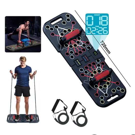 Elektronisch Push-up Board met Teller – Multifunctionele Fitnessplaat voor Borst-, Arm- en Core Training