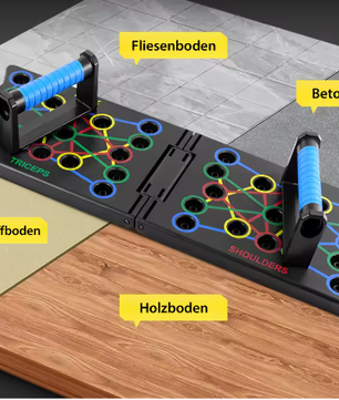 3-in-1 Opvouwbare Push-up Board Set met Weerstandsbanden (2×20 kg) – Multifunctioneel Fitnesshulpmiddel voor Borst-, Arm- en Coretraining