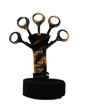 Handgreepversterker Vingertrainer – 6 Weerstandsniveaus, Siliconen Griptrainer voor Hand- en Vingerkracht