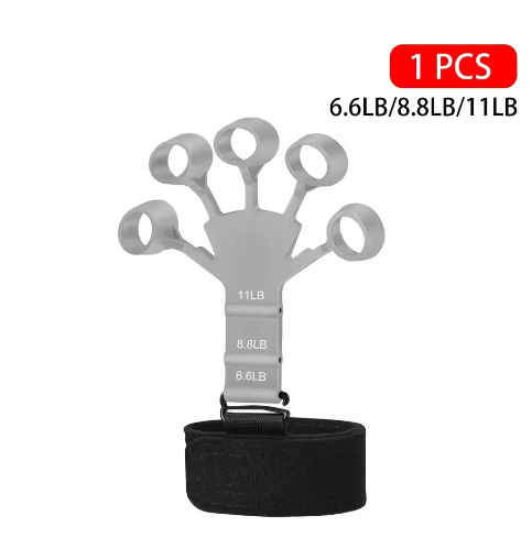 Handgreepversterker Vingertrainer – 6 Weerstandsniveaus, Siliconen Griptrainer voor Hand- en Vingerkracht