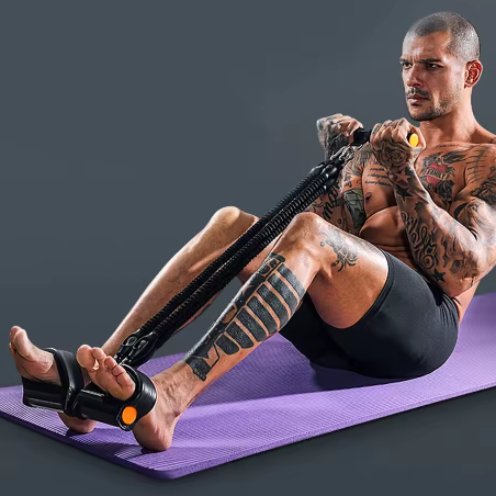 Pedaal Weerstandsband Trainer – Multifunctionele Fitness Spanner met Trekkoord