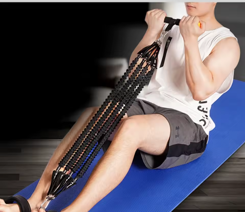 Pedaal Weerstandsband Trainer – Multifunctionele Fitness Spanner met Trekkoord
