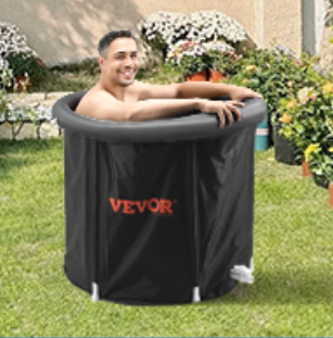 Opblaasbaar IJsbad Plunge Tub – Draagbaar Koudwaterbad voor Herstel en Koudetherapie Outdoor