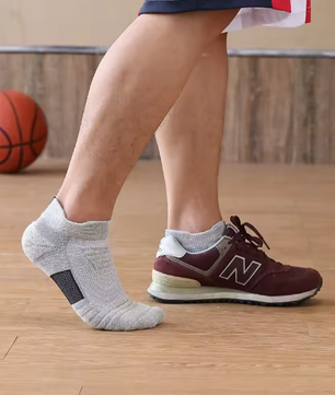 Antislip Sportsokken – Ademend Katoen voor Voetbal, Basketbal en Training (EU 39-45)