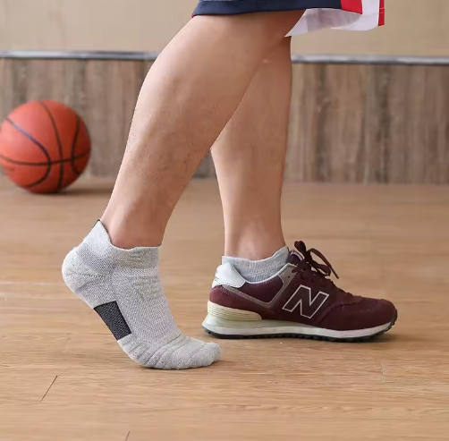 Antislip Sportsokken – Ademend Katoen voor Voetbal, Basketbal en Training (EU 39-45)