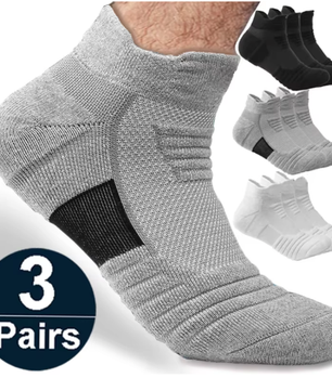 Antislip Sportsokken – Ademend Katoen voor Voetbal, Basketbal en Training (EU 39-45)