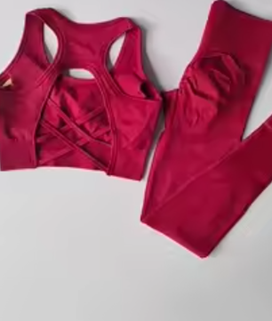 Set van 2 Dames Sportbeha en Fitness Tank Tops – Schokbestendig, Comfortabel en Ademend voor Yoga en Training
