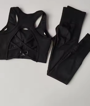 Set van 2 Dames Sportbeha en Fitness Tank Tops – Schokbestendig, Comfortabel en Ademend voor Yoga en Training