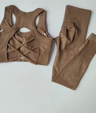 Set van 2 Dames Sportbeha en Fitness Tank Tops – Schokbestendig, Comfortabel en Ademend voor Yoga en Training