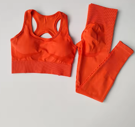 Set van 2 Dames Sportbeha en Fitness Tank Tops – Schokbestendig, Comfortabel en Ademend voor Yoga en Training