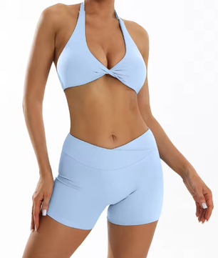 Dames Butt Lifting Sportset met Shorts – Fitness Yogapak voor Training en Workout
