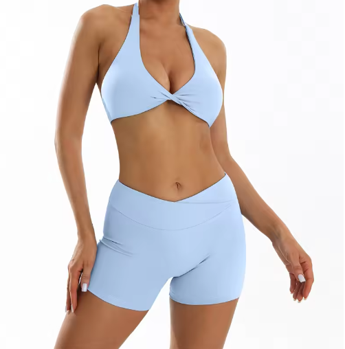 Dames Butt Lifting Sportset met Shorts – Fitness Yogapak voor Training en Workout