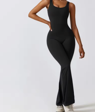 Dames Sport Jumpsuit Push Up – Stretch Fitness Romper voor Yoga en Training