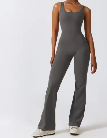 Dames Sport Jumpsuit Push Up – Stretch Fitness Romper voor Yoga en Training