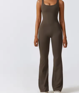 Dames Sport Jumpsuit Push Up – Stretch Fitness Romper voor Yoga en Training