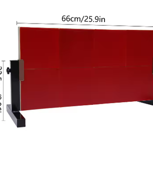 Tafeltennis Rebound Board – 360° Verstelbare Pingpong Rebounder met Rubberen Oppervlak, Zelftraining