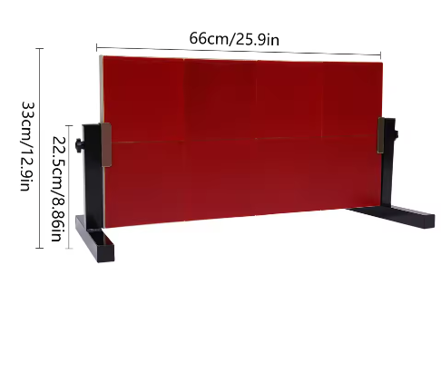 Tafeltennis Rebound Board – 360° Verstelbare Pingpong Rebounder met Rubberen Oppervlak, Zelftraining