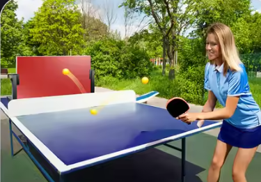 Tafeltennis Rebound Board – 360° Verstelbare Pingpong Rebounder met Rubberen Oppervlak, Zelftraining