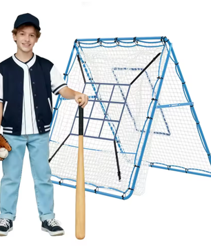 Multi-Sport Rebounder Net – Verstelbaar Trainingsnet voor Volleybal, Honkbal en Voetbal, Stevig en Opvouwbaar
