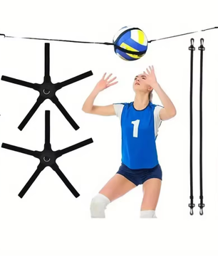 Volleybal Trainer Elastische Riem – Verstelbare Trainingsband voor Serve en Techniek, Solo Oefenhulp