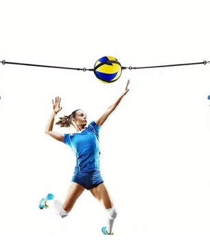 Volleybal Trainer Elastische Riem – Verstelbare Trainingsband voor Serve en Techniek, Solo Oefenhulp