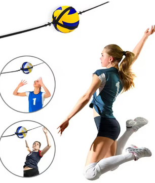 Volleybal Oefentrainer Elastische Riem – Verstelbare Trainingshulp voor Techniek en Solo Training