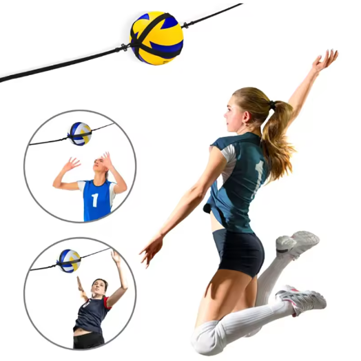 Volleybal Oefentrainer Elastische Riem – Verstelbare Trainingshulp voor Techniek en Solo Training