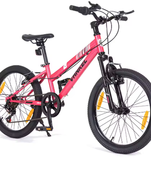 20 Inch Kinder Mountainbike – Met 6 Versnellingen, Achtervering en V-Brakes, Lichtgewicht en Sportief