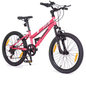 20 Inch Kinder Mountainbike – Met 6 Versnellingen, Achtervering en V-Brakes, Lichtgewicht en Sportief