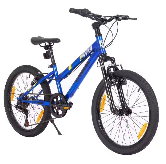 20 Inch Kinder Mountainbike – Met 6 Versnellingen, Achtervering en V-Brakes, Lichtgewicht en Sportief