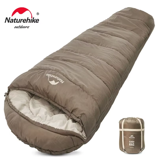 Mummie Slaapzak voor Camping – Lichtgewicht Winterslaapzak tot -12°C, Compact en Warm