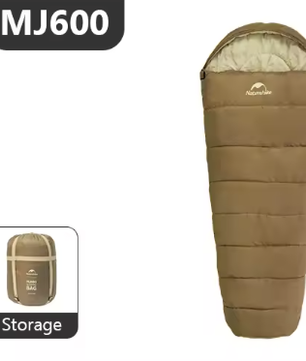 Mummie Winterslaapzak voor Volwassenen – Ultra Warm Katoen, Lichtgewicht Camping Slaapzak