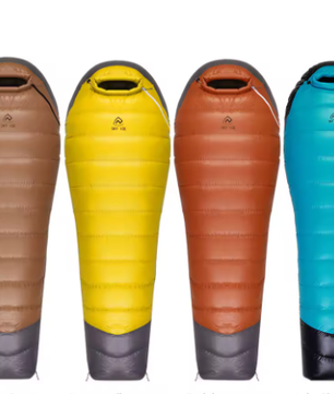 Ultralichte Ganzendons Slaapzak – Waterdichte Mummie Slaapzak voor Camping en Backpacken