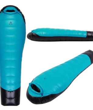 Ultralichte Ganzendons Slaapzak – Waterdichte Mummie Slaapzak voor Camping en Backpacken