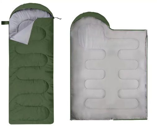 Ultralichte 4-Seizoenen Slaapzak – Waterdichte Envelop Slaapzak voor Camping en Backpacken