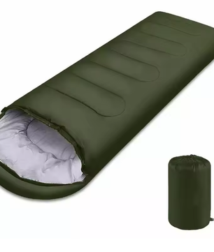 4-Seizoenen Campingslaapzak – Lichtgewicht Katoenen Envelop Slaapzak voor Outdoor en Backpacken